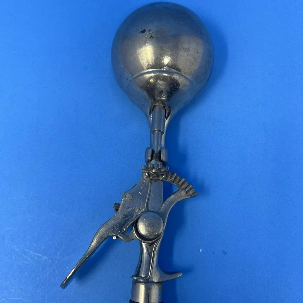 Antique‎ Ice Cream Scoop Clipper FS Co Troy NY #4 1915 Metal Disher Tool